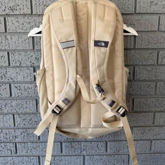 The North Face Vault Laptop Backpack Cream Granola Girl Hiking Outdoor main image 5